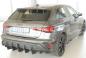 Preview: Rieger Heckeinsatz für orig. ESD für Audi A3 (GY) ABS schwarz matt (Lackierung erforderlich) Y 00056844