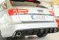 Preview: Rieger Heckeinsatz (für Fzg. ohne AHK) für Audi A6 (4G/C7) Glossy schwarz glänzend Y 00088455