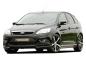 Preview: Rieger Seitenschweller links für Ford Focus 2 Carbon Look glänzend Y 00099114