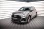 Preview: Maxton Design Front Ansatz V.4 für Audi Q3 Sportback / SUV S-Line F3 schwarz Hochglanz