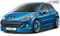 Preview: RDX Frontspoiler für PEUGEOT 207 / 207CC (-2009 & 2009+) Frontlippe Front Ansatz Spoilerlippe