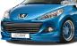 Preview: RDX Frontspoiler für PEUGEOT 207 / 207CC (-2009 & 2009+) Frontlippe Front Ansatz Spoilerlippe