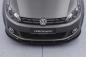 Preview: CSR Frontspoiler | Cup-Spoilerlippe mit ABE für VW Golf 6 CSL035-G Glossy schwarz Hochglanz (keine Lackierung erforderlich)