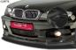 Preview: CSR Frontspoiler | Cup-Spoilerlippe mit ABE für BMW 3er E46 CSL185-G Glossy schwarz Hochglanz (keine Lackierung erforderlich)