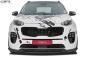 Preview: CSR Frontspoiler | Cup-Spoilerlippe mit ABE für Kia Sportage QL CSL200-L Lackierung erforderlich (unlackiert roh)