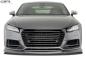 Preview: CSR Frontspoiler | Cup-Spoilerlippe mit ABE für Audi TTS FV/8S CSL320-G Glossy schwarz Hochglanz (keine Lackierung erforderlich)