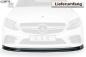 Preview: CSR Frontspoiler | Cup-Spoilerlippe mit ABE für Mercedes-Benz C43 AMG 205 CSL323-G Glossy schwarz Hochglanz (keine Lackierung erforderlich)