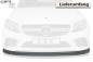 Preview: CSR Frontspoiler | Cup-Spoilerlippe mit ABE für Mercedes-Benz C43 AMG 205 CSL323-C Carbon Look Hochglanz (keine Lackierung erforderlich)