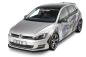 Preview: CSR Frontspoiler | Cup-Spoilerlippe mit ABE für VW Golf 7 CSL330-G Glossy schwarz Hochglanz (keine Lackierung erforderlich)