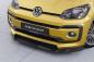 Preview: CSR Frontspoiler | Cup-Spoilerlippe mit ABE für VW up! CSL353-C Carbon Look Hochglanz (keine Lackierung erforderlich)