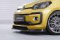 Preview: CSR Frontspoiler | Cup-Spoilerlippe mit ABE für VW up! CSL353-C Carbon Look Hochglanz (keine Lackierung erforderlich)