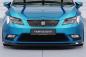 Preview: CSR Frontspoiler | Cup-Spoilerlippe mit ABE für Seat Leon 3 (Typ 5F) CSL394-S strukturiert schwarz matt (keine Lackierung erforderlich)