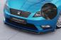 Preview: CSR Frontspoiler | Cup-Spoilerlippe mit ABE für Seat Leon 3 (Typ 5F) CSL394-G Glossy schwarz Hochglanz (keine Lackierung erforderlich)