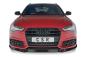 Preview: CSR Frontspoiler | Cup-Spoilerlippe mit ABE für Audi A6 C7 4G S-Line/ S6 C7 4G CSL410-S strukturiert schwarz matt (keine Lackierung erforderlich)