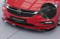 Preview: CSR Frontspoiler | Cup-Spoilerlippe mit ABE für Opel Astra K CSL419-G Glossy schwarz Hochglanz (keine Lackierung erforderlich)