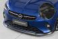 Preview: CSR Frontspoiler | Cup-Spoilerlippe mit ABE für Opel Corsa F CSL435-G Glossy schwarz Hochglanz (keine Lackierung erforderlich)