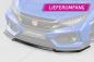 Preview: CSR Frontspoiler | Cup-Spoilerlippe mit ABE für Honda Civic FK8 Type R CSL440-S strukturiert schwarz matt (keine Lackierung erforderlich)
