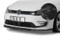 Preview: CSR Frontspoiler | Cup-Spoilerlippe mit ABE für VW e-Golf CSL474-G Glossy schwarz Hochglanz (keine Lackierung erforderlich)