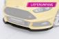 Preview: CSR Frontspoiler | Cup-Spoilerlippe mit ABE für Ford Focus MK3 ST Turnier CSL476-C Carbon Look Hochglanz (keine Lackierung erforderlich)
