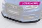 Preview: CSR Frontspoiler | Cup-Spoilerlippe mit ABE für Audi A1 8X CSL481-G Glossy schwarz Hochglanz (keine Lackierung erforderlich)