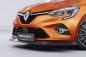 Preview: CSR Frontspoiler | Cup-Spoilerlippe mit ABE für Renault Clio V CSL520-G Glossy schwarz Hochglanz (keine Lackierung erforderlich)