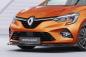 Preview: CSR Frontspoiler | Cup-Spoilerlippe mit ABE für Renault Clio V CSL520-G Glossy schwarz Hochglanz (keine Lackierung erforderlich)