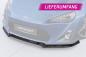 Preview: CSR Frontspoiler | Cup-Spoilerlippe mit ABE für Toyota GT86 (ZN6) CSL539-G Glossy schwarz Hochglanz (keine Lackierung erforderlich)