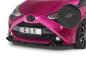 Preview: CSR Frontspoiler | Cup-Spoilerlippe mit ABE für Toyota Aygo 2 Facelift CSL548-S strukturiert schwarz matt (keine Lackierung erforderlich)