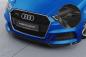 Preview: CSR Frontspoiler | Cup-Spoilerlippe mit ABE für Audi A3 S-Line / S3 8V CSL612-G Glossy schwarz Hochglanz (keine Lackierung erforderlich)