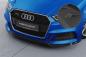 Preview: CSR Frontspoiler | Cup-Spoilerlippe mit ABE für Audi A3 S-Line / S3 8V CSL612-L Lackierung erforderlich (unlackiert roh)