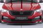 Preview: CSR Frontspoiler | Cup-Spoilerlippe mit ABE für Skoda Scala Monte Carlo CSL627-C Carbon Look Hochglanz (keine Lackierung erforderlich)
