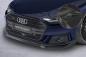 Preview: CSR Frontspoiler | Cup-Spoilerlippe mit ABE für Audi A8 D5 S-Line CSL656-C Carbon Look Hochglanz (keine Lackierung erforderlich)