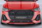 Preview: CSR Frontspoiler | Cup-Spoilerlippe mit ABE für Audi Q3 (F3) S-Line CSL665-C Carbon Look Hochglanz (keine Lackierung erforderlich)
