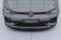 Preview: CSR Frontspoiler | Cup-Spoilerlippe mit ABE für VW Golf 8 (Typ CD) GTI Clubsport CSL711-S strukturiert schwarz matt (keine Lackierung erforderlich)