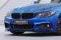 Preview: CSR Frontspoiler | Cup-Spoilerlippe mit ABE für BMW 4er (F32/F33/F36) M-Paket CSL736-S strukturiert schwarz matt (keine Lackierung erforderlich)