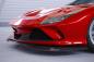 Preview: CSR Frontspoiler | Cup-Spoilerlippe mit ABE für Ferrari F8 Tributo / Spider CSL767-S strukturiert schwarz matt (keine Lackierung erforderlich)