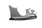 Preview: CSR Frontspoiler | Cup-Spoilerlippe mit ABE für Peugeot 308 (P51) GT CSL772-G Glossy schwarz Hochglanz (keine Lackierung erforderlich)