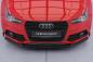 Preview: CSR Frontspoiler | Cup-Spoilerlippe mit ABE für Audi A1 (8X) S-Line CSL773-G Glossy schwarz Hochglanz (keine Lackierung erforderlich)
