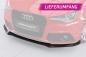 Preview: CSR Frontspoiler | Cup-Spoilerlippe mit ABE für Audi A1 (8X) S-Line CSL773-G Glossy schwarz Hochglanz (keine Lackierung erforderlich)