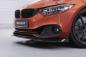Preview: CSR Frontspoiler | Cup-Spoilerlippe mit ABE für BMW 4er F36 Gran Coupe CSL781-C Carbon Look Hochglanz (keine Lackierung erforderlich)
