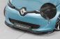 Preview: CSR Frontspoiler | Cup-Spoilerlippe mit ABE für Renault Zoe CSL806-C Carbon Look Hochglanz (keine Lackierung erforderlich)