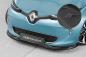 Preview: CSR Frontspoiler | Cup-Spoilerlippe mit ABE für Renault Zoe CSL806-L Lackierung erforderlich (unlackiert roh)
