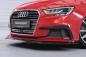 Preview: CSR Frontspoiler | Cup-Spoilerlippe mit ABE für Audi A3 8V CSL857-C Carbon Look Hochglanz (keine Lackierung erforderlich)