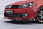 Preview: CSR Frontspoiler | Cup-Spoilerlippe mit ABE für VW Golf 6 (Typ 5K1) CSL877-C Carbon Look Hochglanz (keine Lackierung erforderlich)