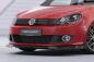 Preview: CSR Frontspoiler | Cup-Spoilerlippe mit ABE für VW Golf 6 (Typ 5K1) CSL877-C Carbon Look Hochglanz (keine Lackierung erforderlich)