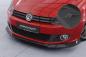 Preview: CSR Frontspoiler | Cup-Spoilerlippe mit ABE für VW Golf 6 (Typ 5K1) CSL877-L Lackierung erforderlich (unlackiert roh)