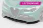 Preview: CSR Frontspoiler | Cup-Spoilerlippe mit ABE für Alfa Romeo Stelvio CSL886-L Lackierung erforderlich (unlackiert roh)