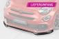 Preview: CSR Frontspoiler | Cup-Spoilerlippe mit ABE für Fiat 500X Sport CSL908-G Glossy schwarz Hochglanz (keine Lackierung erforderlich)