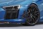 Preview: CSR Performance Flaps mit ABE für Audi R8 (Typ 4S) FP014-S strukturiert schwarz matt (keine Lackierung erforderlich)