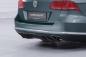 Preview: CSR Diffusor | Heckansatz mit ABE für VW Passat B7 (Typ 3C) Variant HA460-C Carbon Look Hochglanz (keine Lackierung erforderlich)